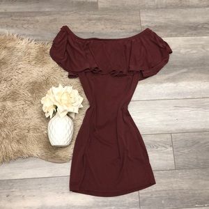Off the shoulder dress